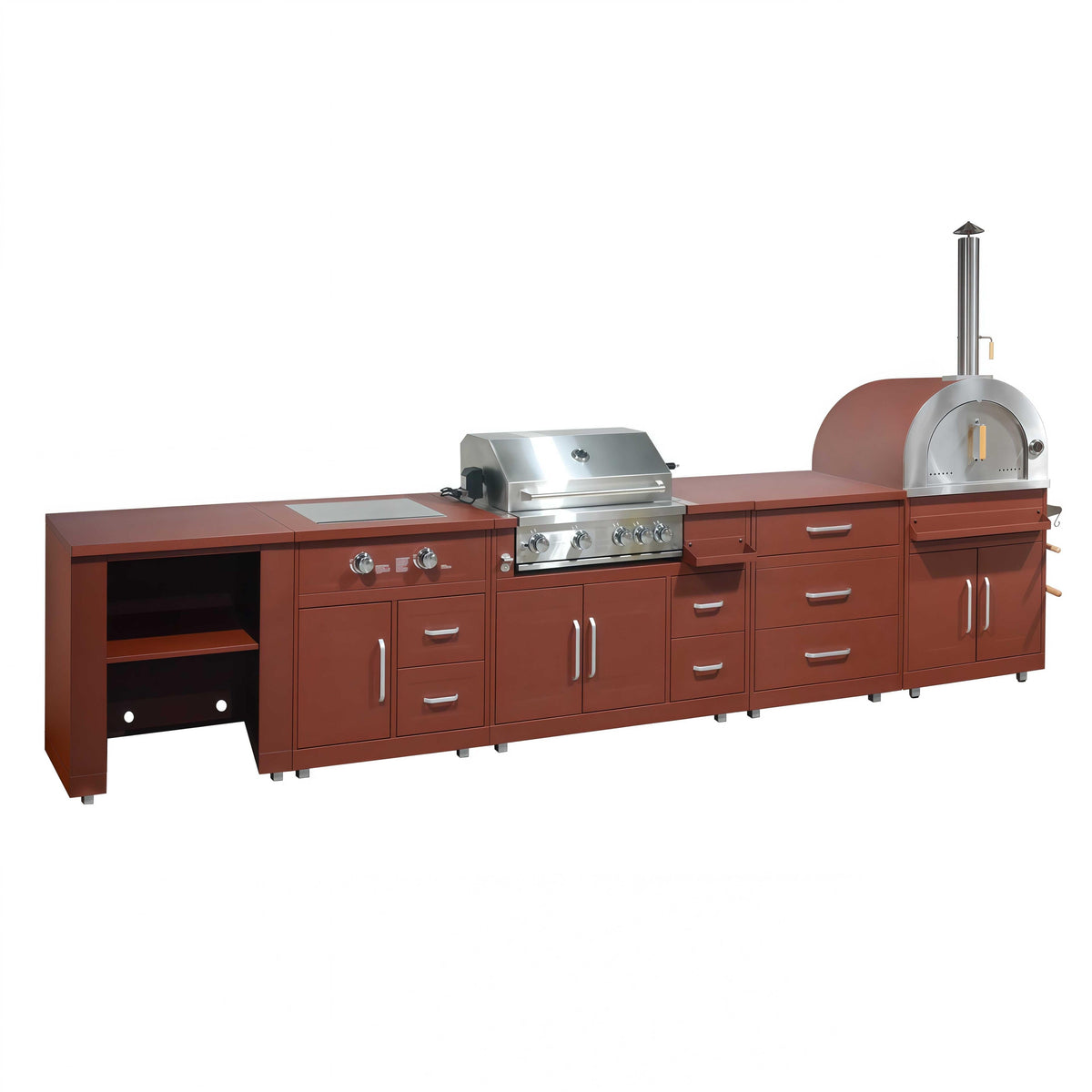 Cuisine extérieure Cuisine Design Outdoor brique, référence 115320