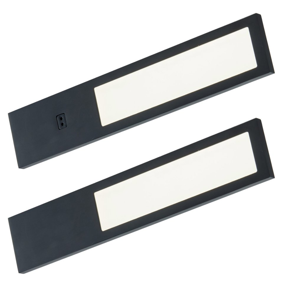 Kit 2 profils LED extra-plats avec infrarouge — noir — photographie produit MSAFRANCE réf. KL9280N