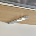 Kit 3 profils LED sous meuble — inox brossé 4000 K — photographie produit MSAFRANCE réf. KL9340